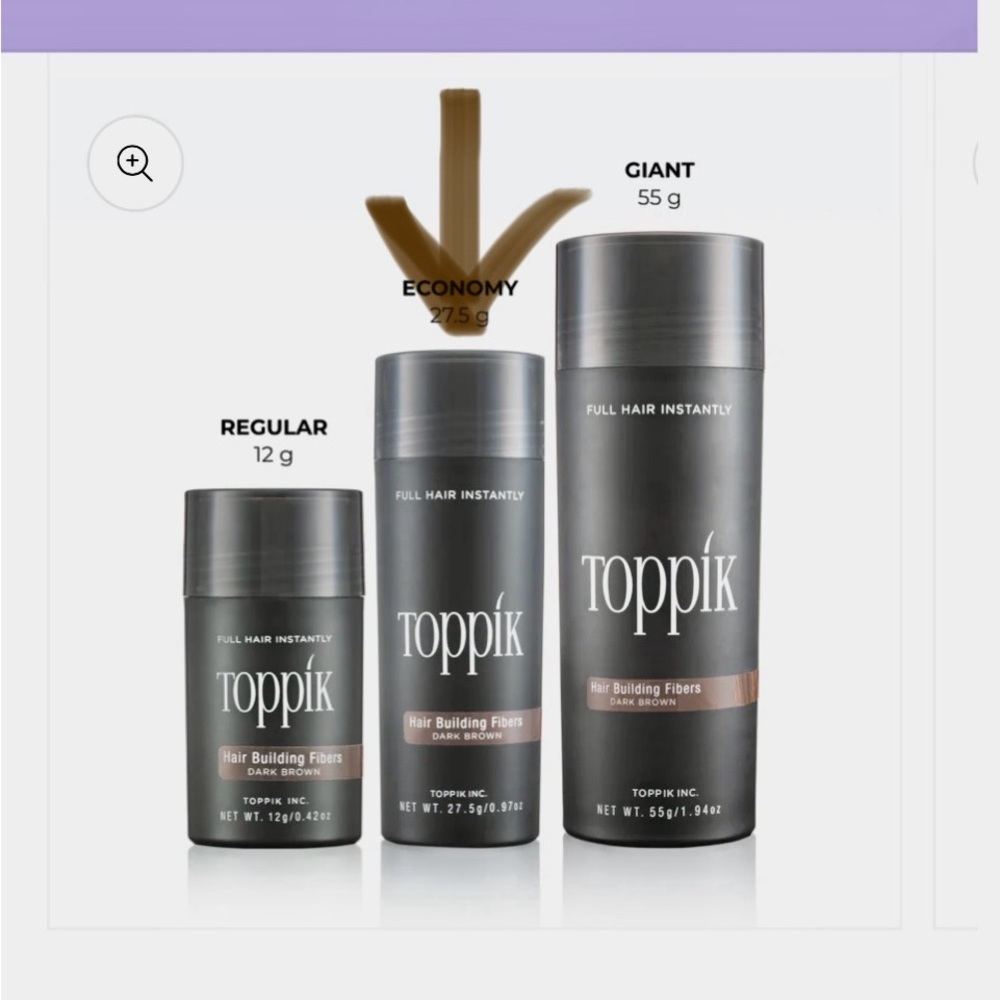 Toppik Hair Building Fibers:only used once just too dark.